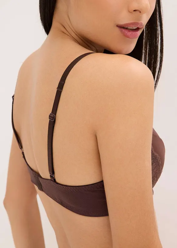 Soutien-gorge à coques, effet brillant, bonprix