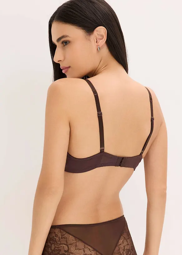 Soutien-gorge à coques, effet brillant, bonprix
