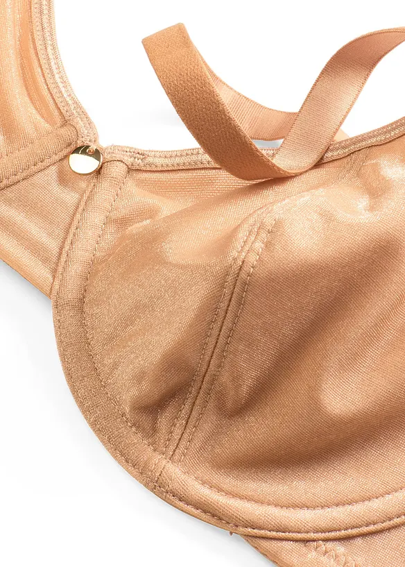 Soutien-gorge avec armatures et matière brillante, bonprix