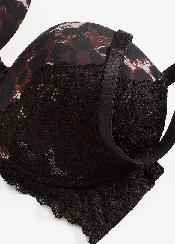 Soutien-gorge push-up avec dentelle, bonprix