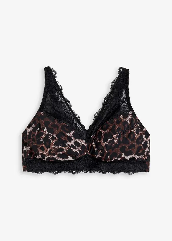 Soutien-gorge bralette minimiseur avec dentelle, bonprix