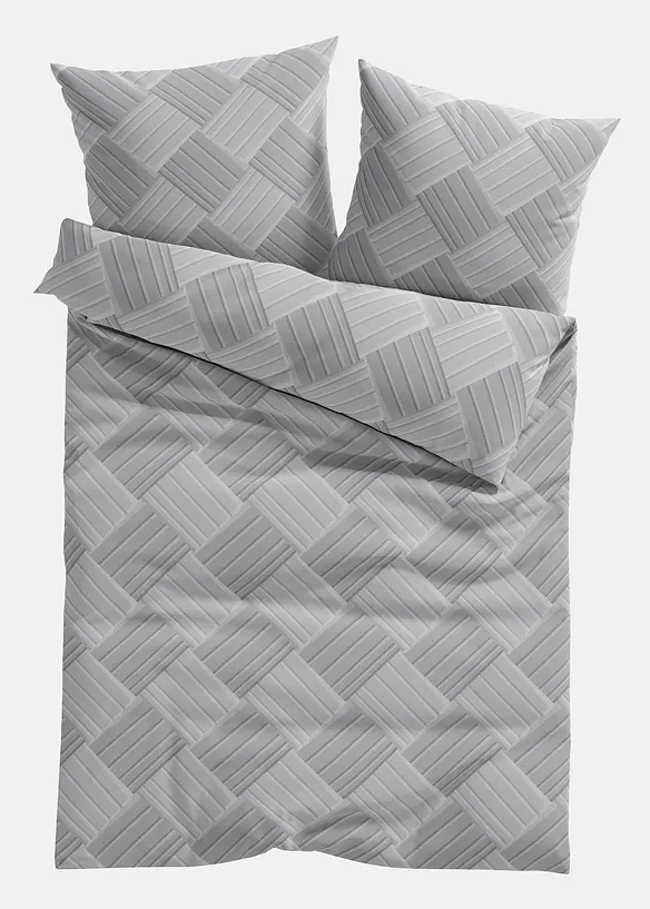Parure de lit à imprimé texturé, bonprix