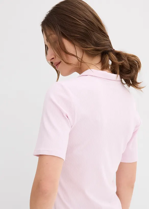 Polo en viscose extensible, bonprix