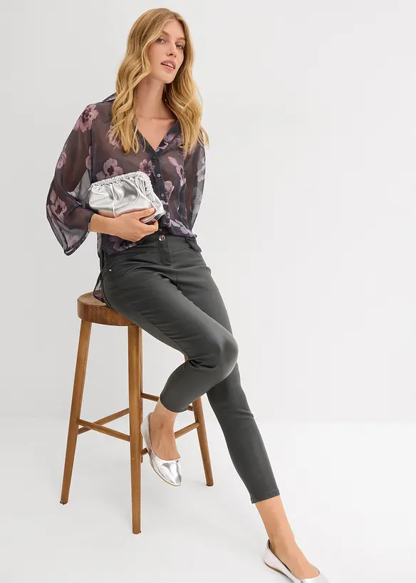 Pantalon en viscose mélangée, bonprix