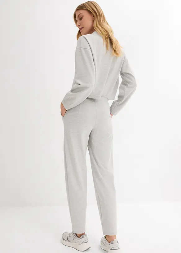 Pantalon barrel en viscose mélangée un peu brillante, bonprix