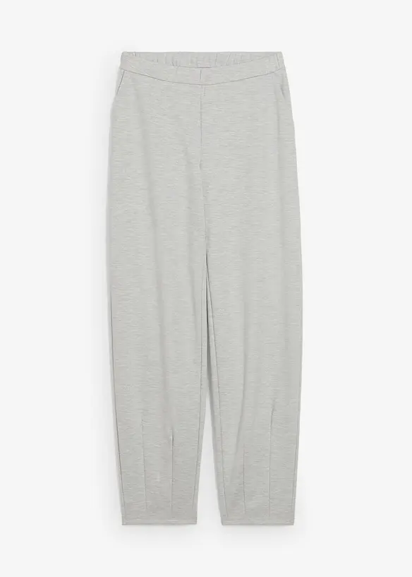 Pantalon barrel en viscose mélangée un peu brillante, bonprix