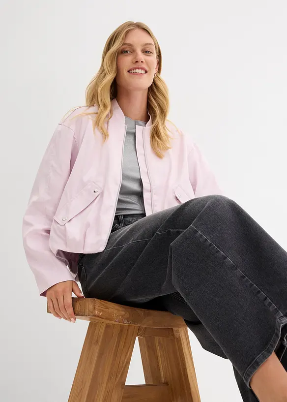 Blouson doux et brillant, bonprix