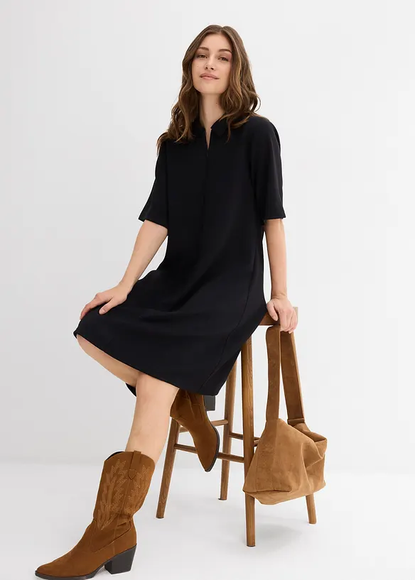 Robe polo en matière néoprène douce, bonprix