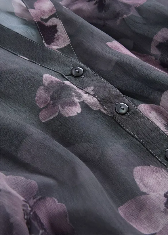 Blouse oversize en crêpe léger, bonprix