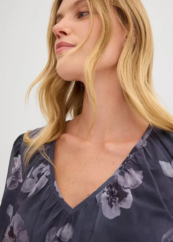 Robe courte en mousseline, bonprix