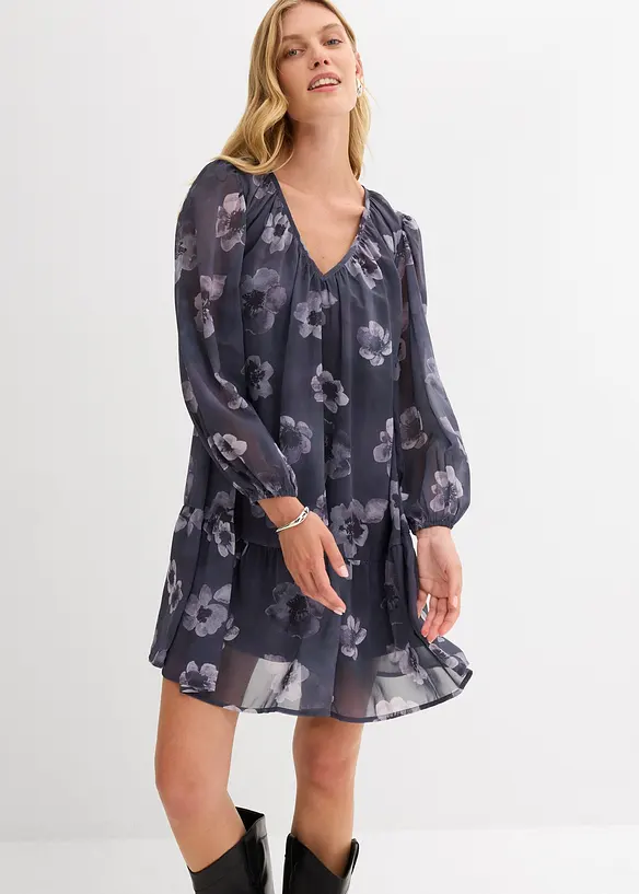 Robe courte en mousseline, bonprix