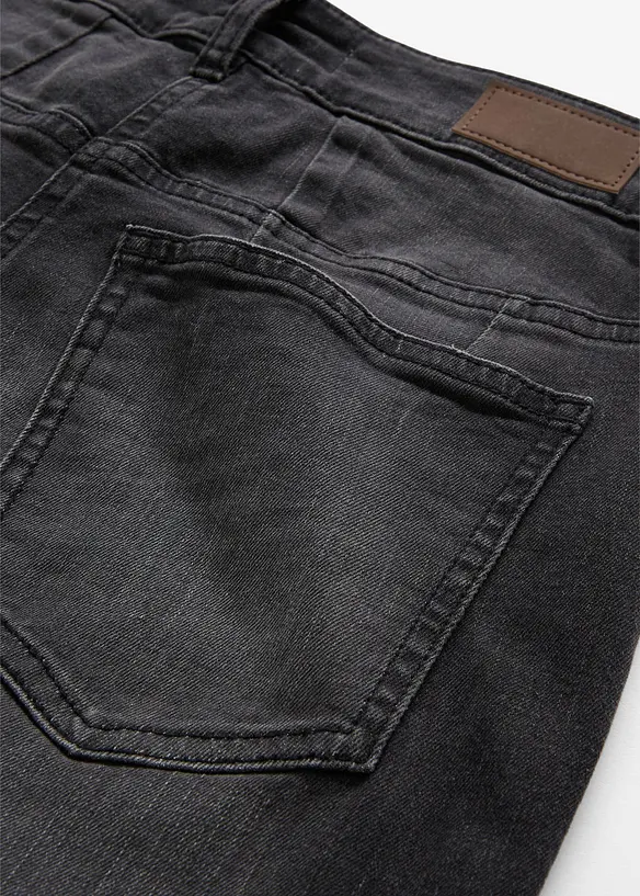 Jean barrel taille mi-haute, bonprix