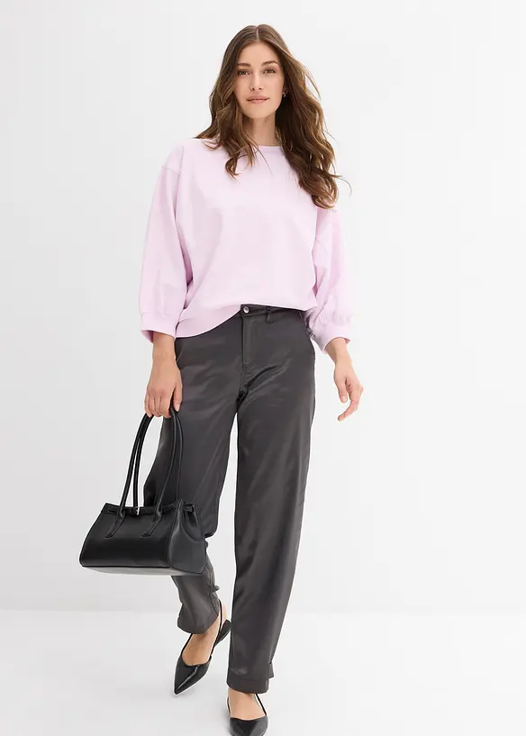 Sweat oversize 100% coton, bonprix