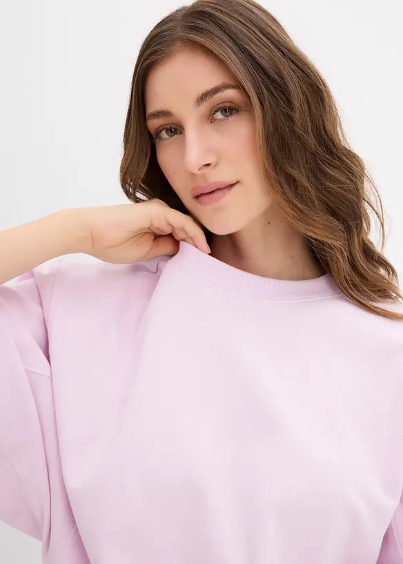 Sweat oversize 100% coton, bonprix