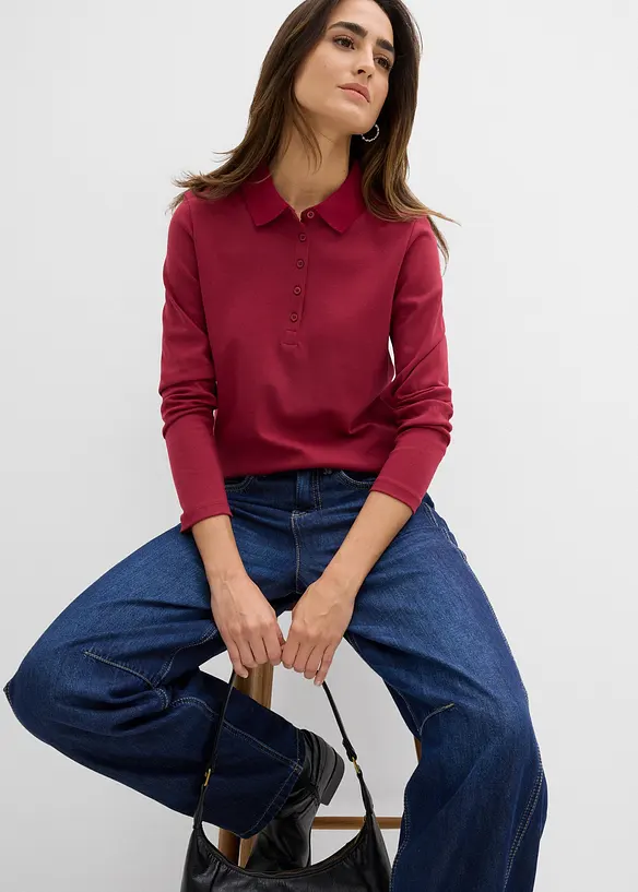 Polo en coton épais, bonprix