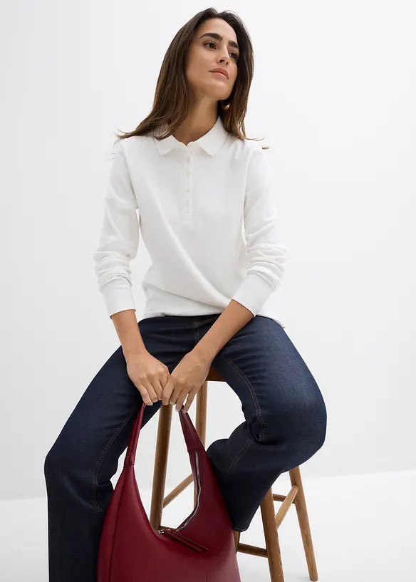 Polo en coton épais, bonprix