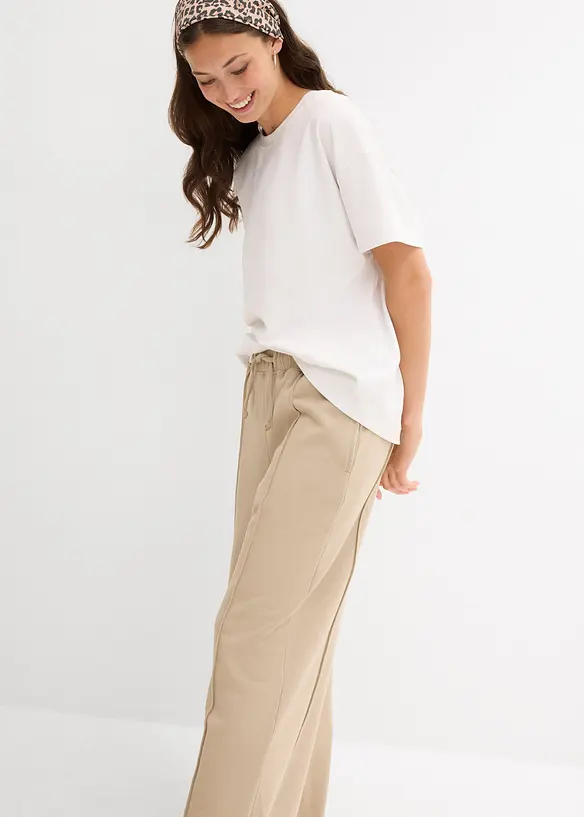 Pantalon jogger 100% coton, bonprix