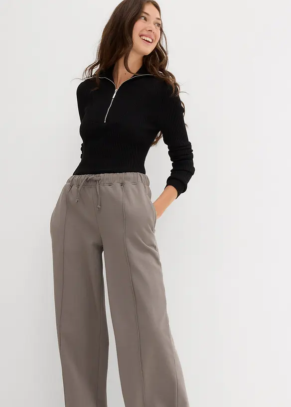 Pantalon jogger 100% coton, bonprix