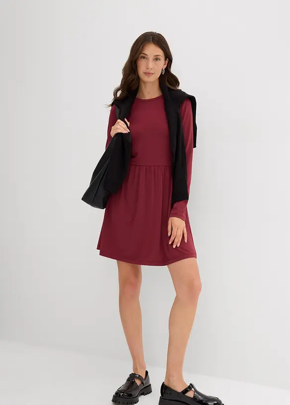 Robe évasée en jersey, bonprix