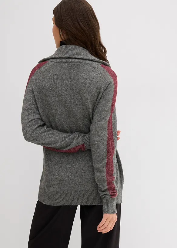 Gilet en maille douce de laine mélangée, bonprix