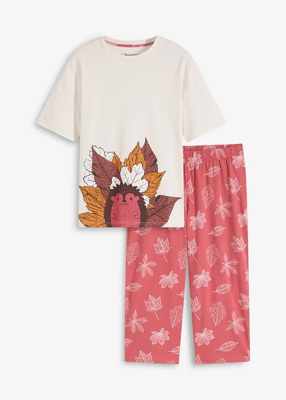 Pyjama corsaire 100% coton, bonprix