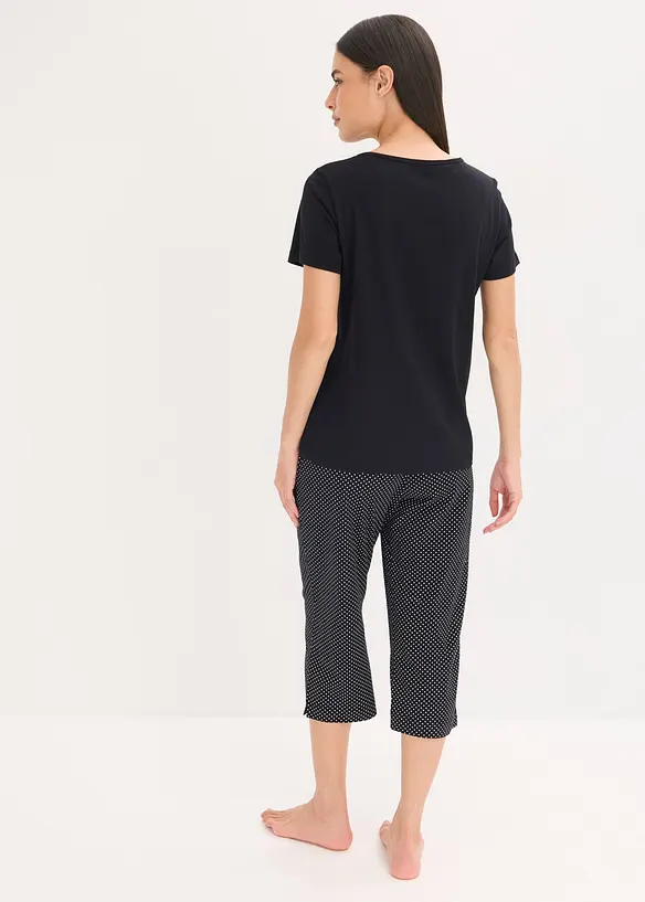 Pyjama corsaire 100% coton, bonprix