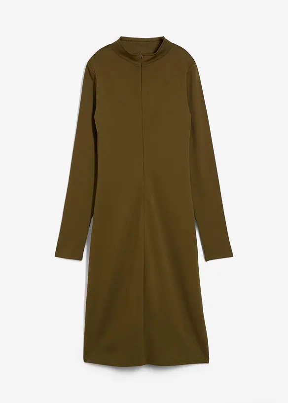 Robe en jersey milano à col montant, bonprix