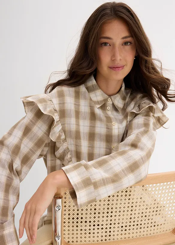 Chemisier à volants, bonprix