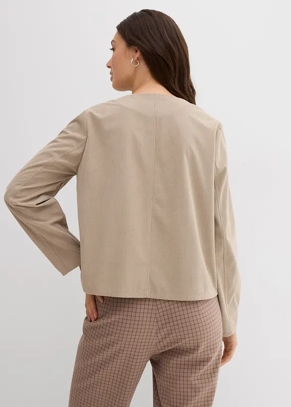 Chemisier en velours milleraies, bonprix