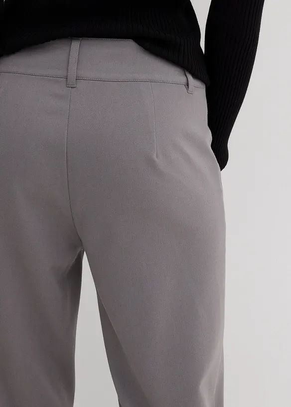 Pantalon flare taille haute, bonprix