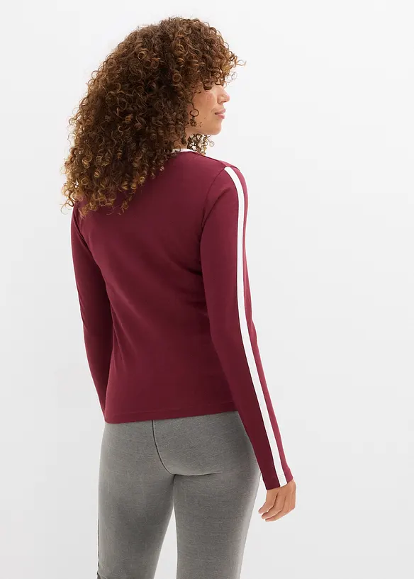 T-shirt manches longues en jersey léger, bonprix