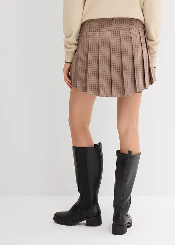 Jupe-short à plis creux, bonprix