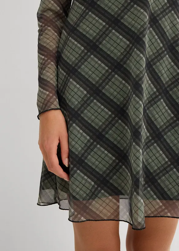 Robe courte en mesh fin, bonprix