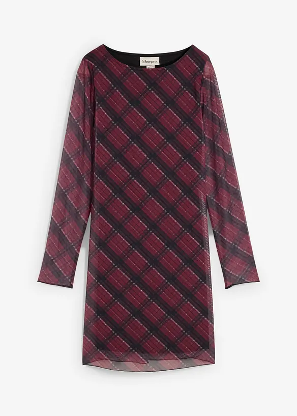 Robe courte en mesh fin, bonprix