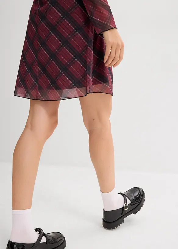 Robe courte en mesh fin, bonprix