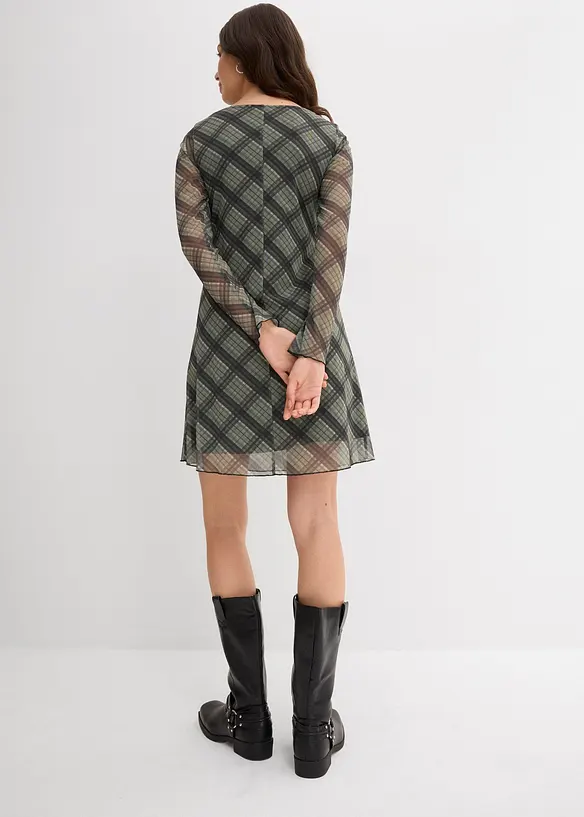 Robe courte en mesh fin, bonprix