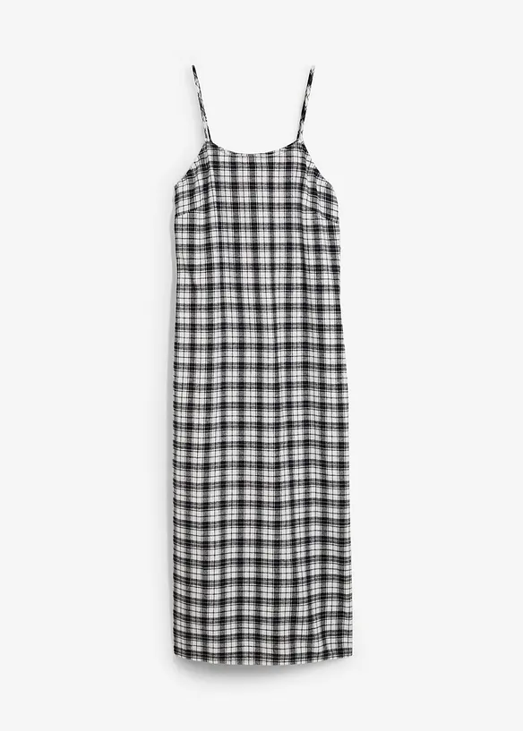 Robe à fines bretelles en flanelle 100% coton, bonprix