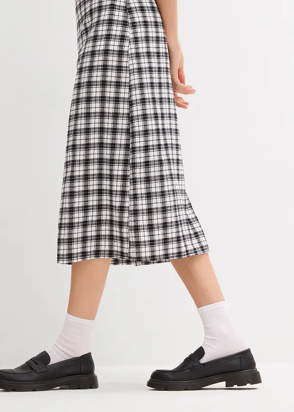 Robe à fines bretelles en flanelle 100% coton, bonprix