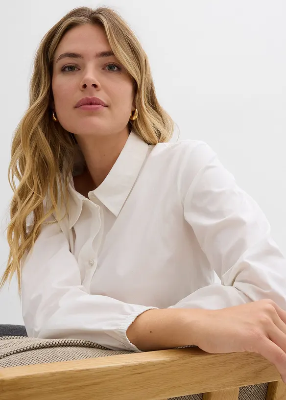 Chemisier oversize 100 % coton, bonprix