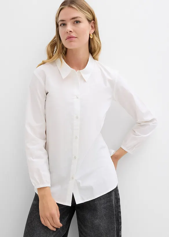 Chemisier oversize 100 % coton, bonprix