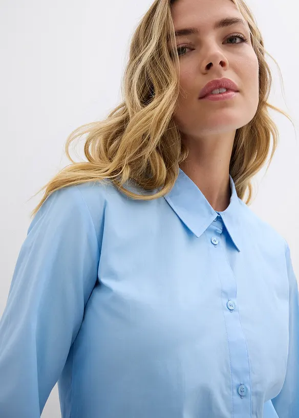 Chemisier oversize 100 % coton, bonprix