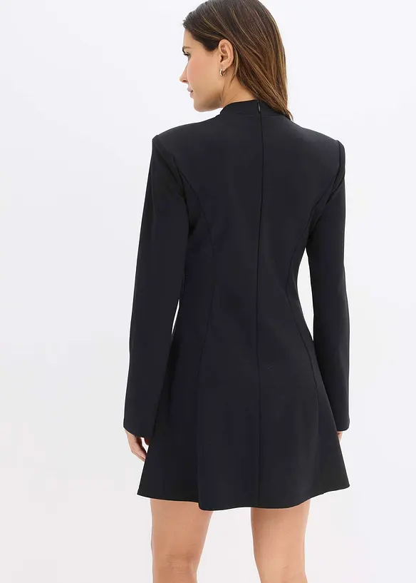 Robe courte trapèze à manches trompette, bonprix