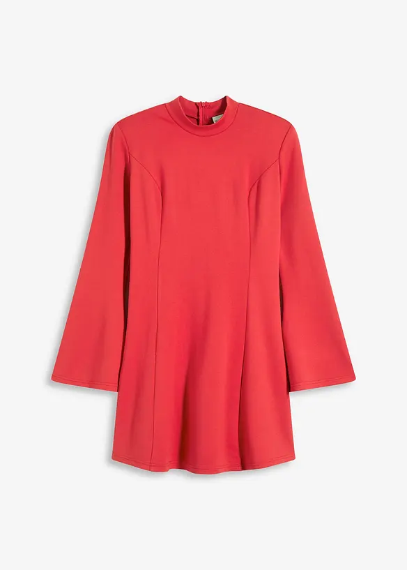 Robe courte trapèze à manches trompette, bonprix