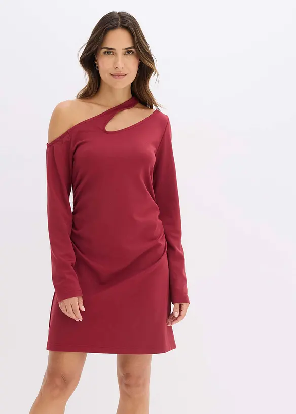 Robe courte avec découpes, bonprix