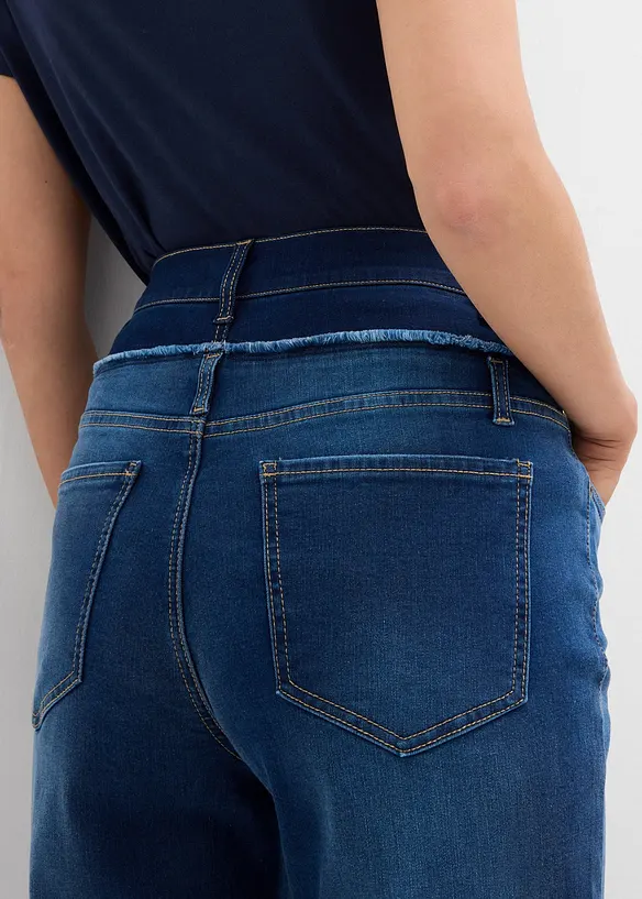 Jean droit taille haute, bonprix