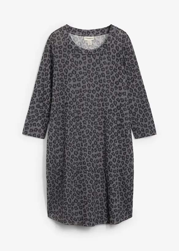 Robe courte en jersey aspect maille, bonprix