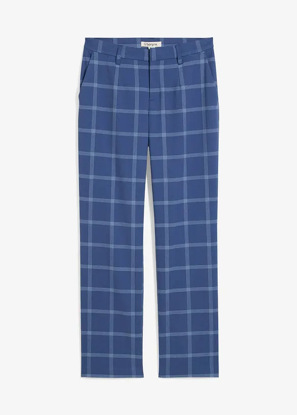 Pantalon chino à carreaux, bonprix