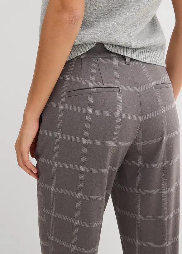 Pantalon chino à carreaux, bonprix
