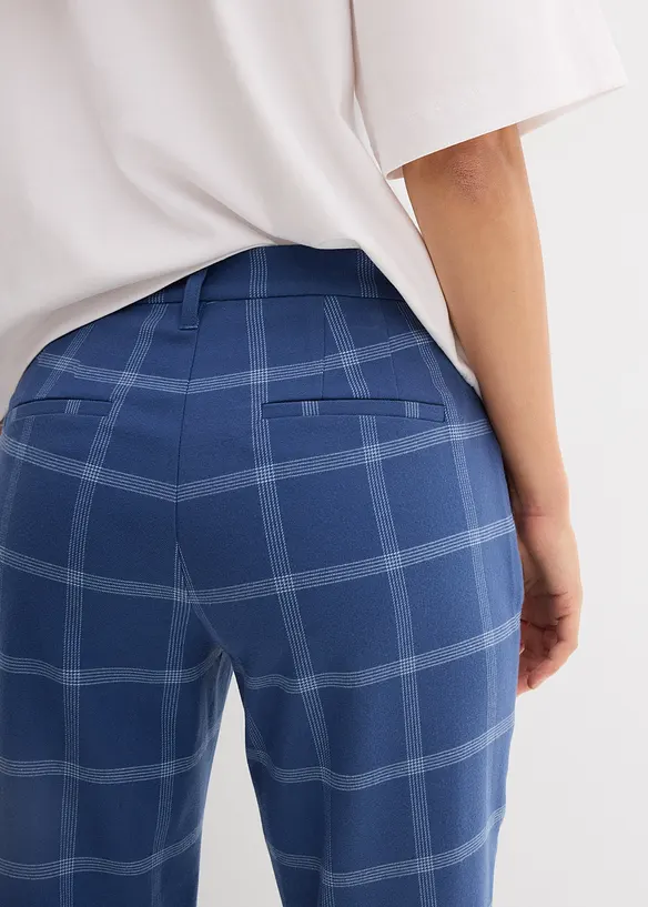 Pantalon chino à carreaux, bonprix