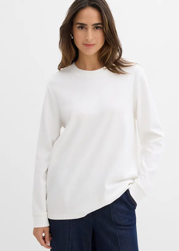 T-shirt manches longues 100% coton, bonprix